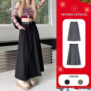  Chân váy xếp ly túi ngang  90cm  có BIGSIZE mặc đi chơi đi làm siêu xinh  chất VITEX cao cấp TA2268 