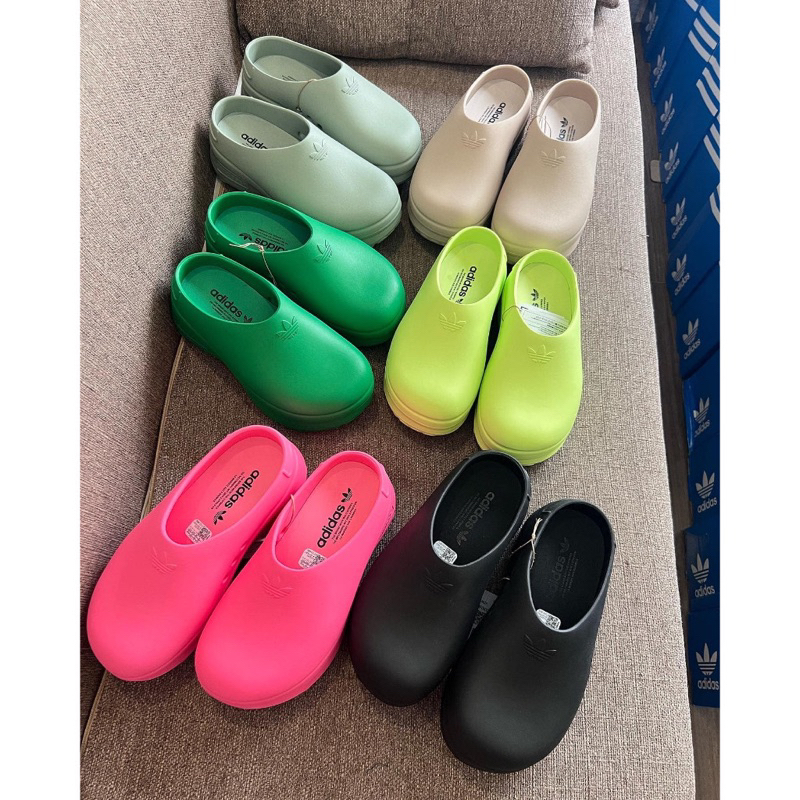 [ Chính Hãng ] Giày Sục Adidas AdiFom Stan Smith Mule  'Lucid Pink' ID9453 màu Hồng Neon  (Free Ship