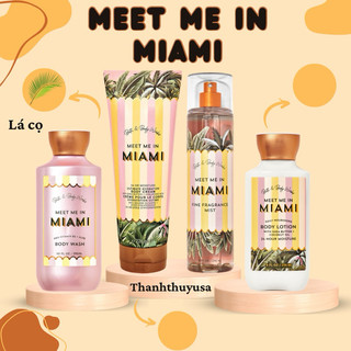 Bộ sản phẩm sữa tắm - lotion - xịt thơm toàn thân bath & body works