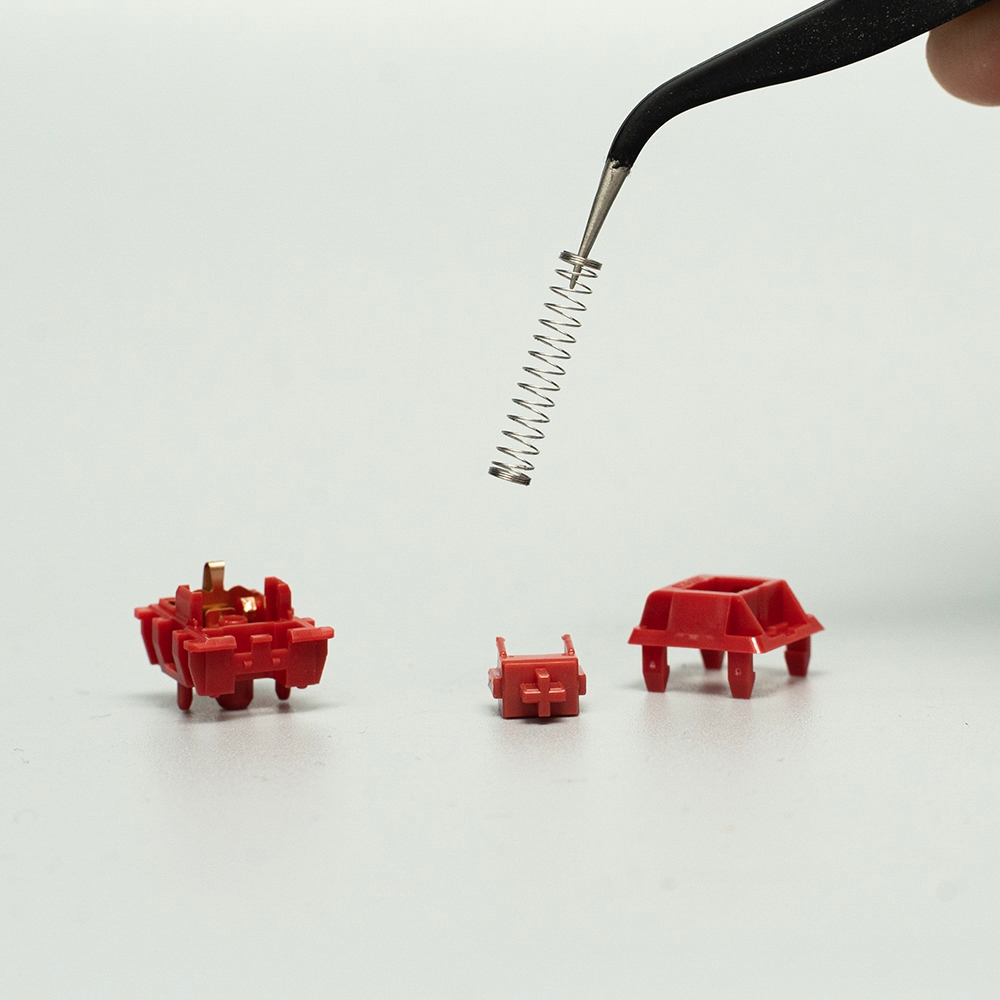 Switch Jerrzi Rouge 5 PIN Linear 53g công tắc bàn phím Switch Jerrzi Rouge màu đỏ son DoDo Gear