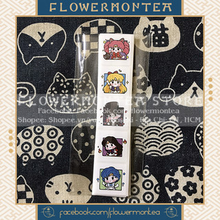 Set 90 sticker vuông - sailor moon | thủy thủ mặt trăng