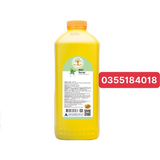 Siro maulin bạc hà 2,5kg syrup trái cây pha chế đồ uống