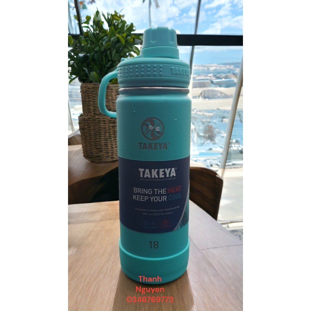 Bình giữ nhiệt inox cao cấp TAKEYA USA  18oz - 532ml, 32oz - 946ml