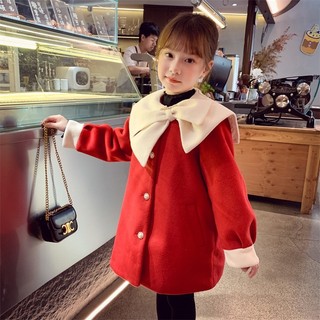 A65 - Áo dạ cho bé gái, áo váy, áo khoác cho bé gái diện tết xinh dễ thương 8- 30kg