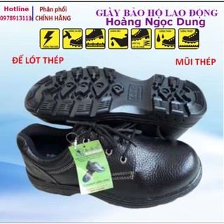 Giầy bảo hộ lao động abc chỉ vàng mũi sắt , chống đinh, giày bảo hộ lao động công nhân công trường