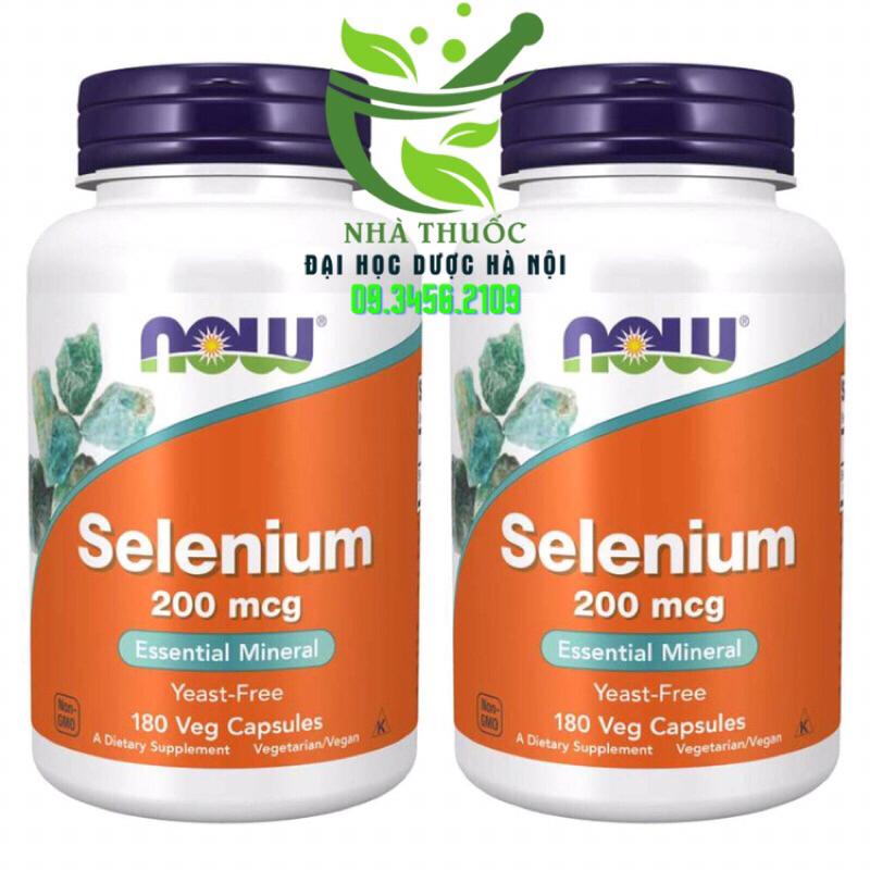 Viên uống NOW FOODS Selenium 200mcg