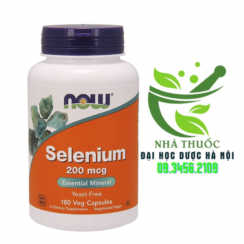 Viên uống NOW FOODS Selenium 200mcg