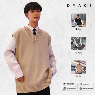 Áo Len Gile Nam DYACI Quảng Châu Sweater Unisex Cổ Tim Chữ V Chất Len Đẹp Kiểu Dáng Hàn Quốc AL58
