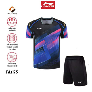 Áo Cầu Lông, quần cầu lông Nam Lining FAVAHI FA155 thi đấu và tập luyện cầu lông chuyên nghiệp FAVAHI SPORT VN