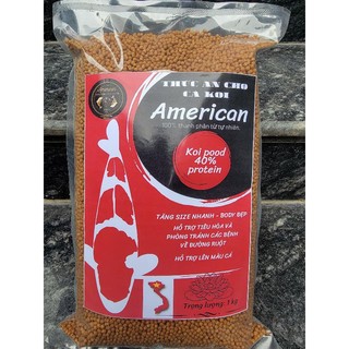 Cám cá koi american đỏ 40% đạm