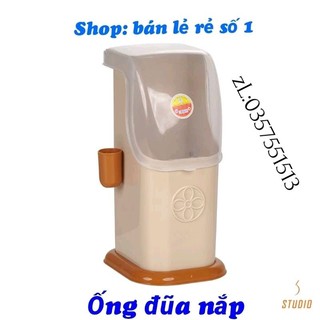 Đũa, ống đũa có nắp nhựa Việt Nhật cao cấp