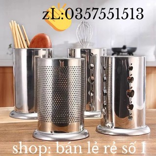 Ống đựng đũa, bằng inox sáng bóng bền đẹp