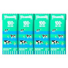 Sữa Tươi Không Đường Vinamilk 100% Sữa Tươi 180ml (lốc)