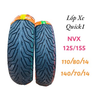 Vỏ lốp quick1 xe nvx 110/80/14 và 140/70/17 êm bám đường tốt - lốp không ruột kiểu dáng đẹp