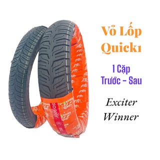  Vỏ Lốp Xe Quick1 cho Exciter Winner Mẩu Gai Extra 638 bám đường kiểu dáng đẹp 