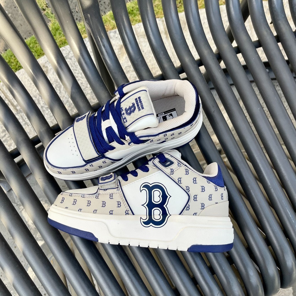 Giày MLB Chunky Liner Monogram gold, Giày Thể Thao Sneaker Bản sịn Full Box Bill