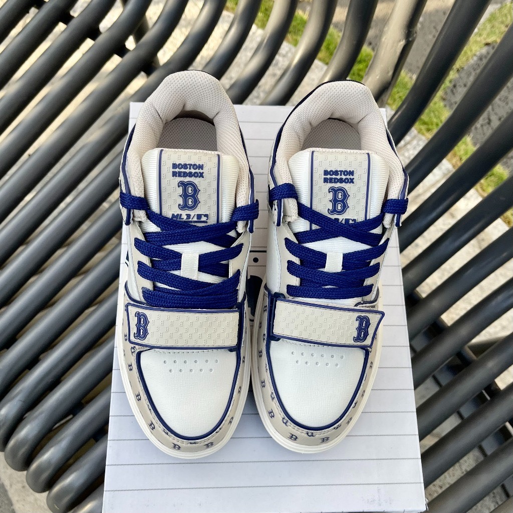 Giày MLB Chunky Liner Monogram gold, Giày Thể Thao Sneaker Bản sịn Full Box Bill