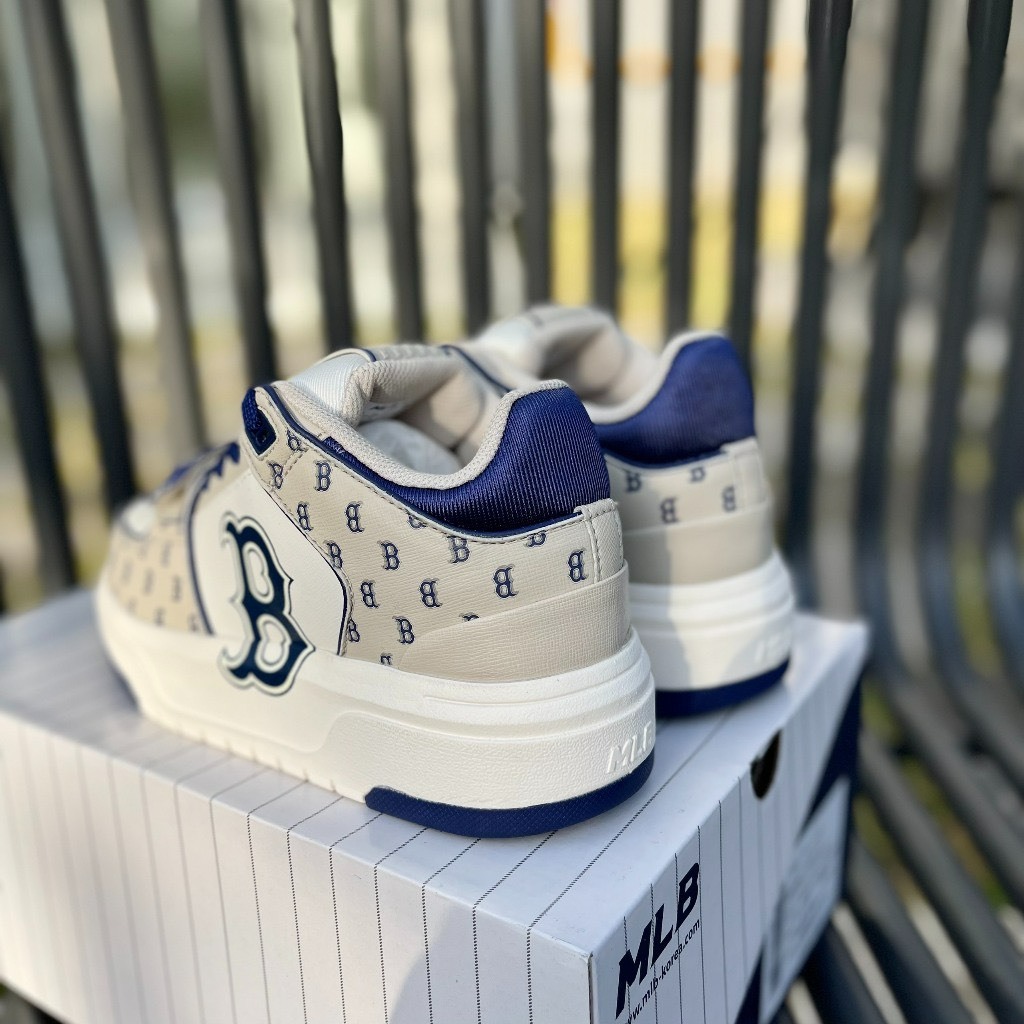 Giày MLB Chunky Liner Monogram gold, Giày Thể Thao Sneaker Bản sịn Full Box Bill