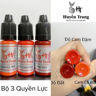 Mực HT phun xăm chính hãng bám màu nhanh bong màu đâm không sỉn sau xăm cung Cấp Elly Đặng Dụng cụ phun xăm
