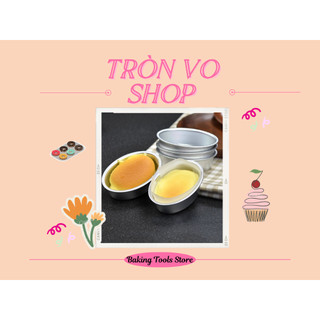 Khuôn nhôm đúc oval nhỏ mã D04 kích thước lọt lòng 10.6*8*3.5cm