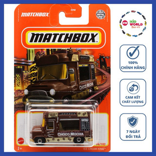 Xe mô hình matchbox kem ice cream king hfp79. tỷ lệ 1:64.