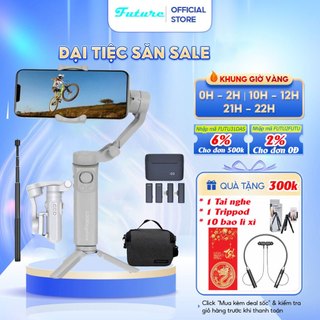 Gimbal cho điện thoại chính hãng F5 3 AXIS, Tay cầm gimbal chống rung hỗ trợ quay phim chụp ảnh chuyên nghiệp
