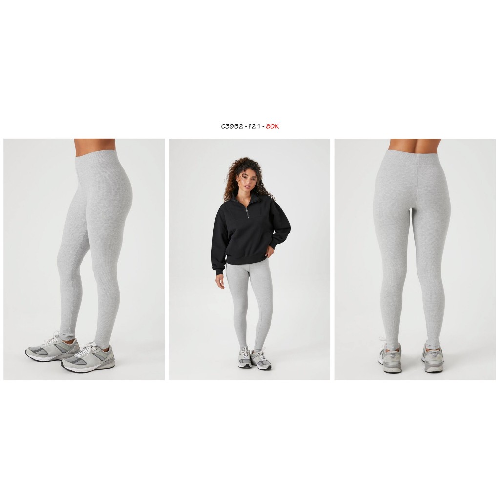 C3852 - Quần legging thun gân ,trơn