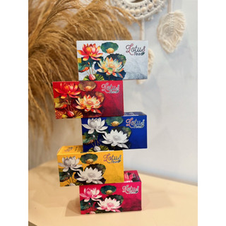 Vỏ hộp trà Lotus đựng chè, trà lên giỏ quà tết