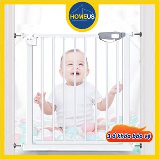 Cửa an toàn em bé cửa an toàn vật nuôi chó và mèo hàng rào cầu thang cửa cầu thang kim loại cường độ cao cửa sắt trẻ em