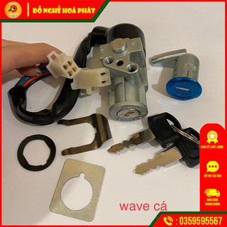 Bộ Ổ khoá xe máy Dream, Wave cá, Wave nhỏ, Zx, Hàng chính hãng