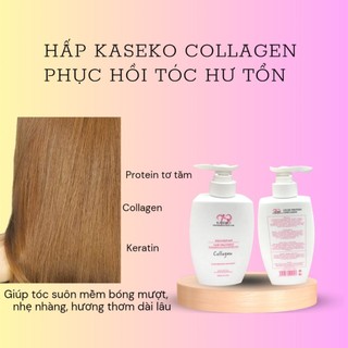 Hấp collagen phục hồi chuyên sâu kaseko rich repair hair treatment 420ml