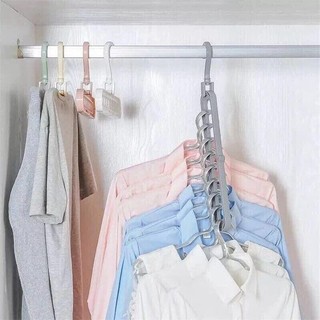 Combo 2 Móc Quần Áo Đa Chức Năng 9 Lổ