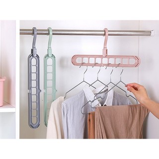Combo 2 Móc Quần Áo Đa Chức Năng 9 Lổ