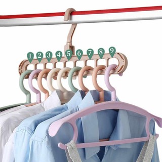 Combo 2 Móc Quần Áo Đa Chức Năng 9 Lổ