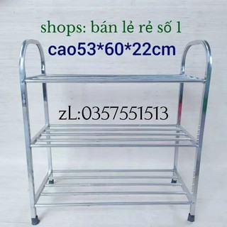 Kệ để giày dép giá để giày 3 tầng 60cm