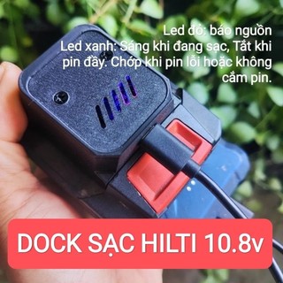 Dock sạc cho pin 10.8v hilti b12 - type-c