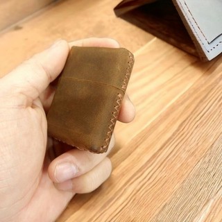 Bao Da Trùm Zippo Classic, Bao da Thật Zippo, da handmade