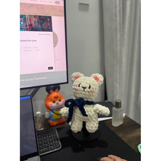 GẤU LEN MẶT NGỐ [BEAR 🐻 HANDMADE ]