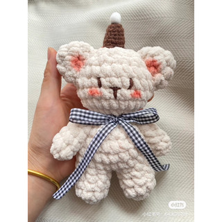 GẤU LEN MẶT NGỐ [BEAR 🐻 HANDMADE ]