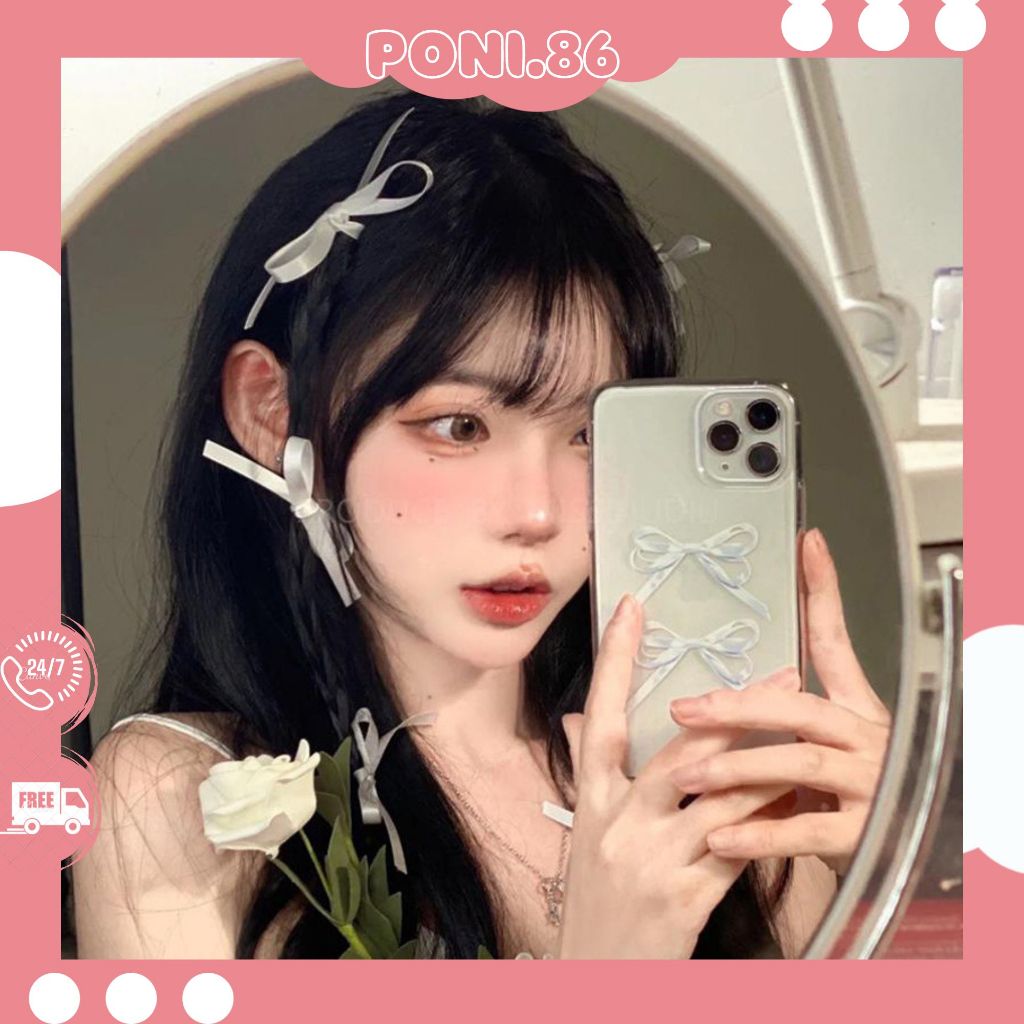 Kẹp tóc hình nơ nhỏ Jennie phối tóc tiểu thư nhẹ nhàng hottrend 2023