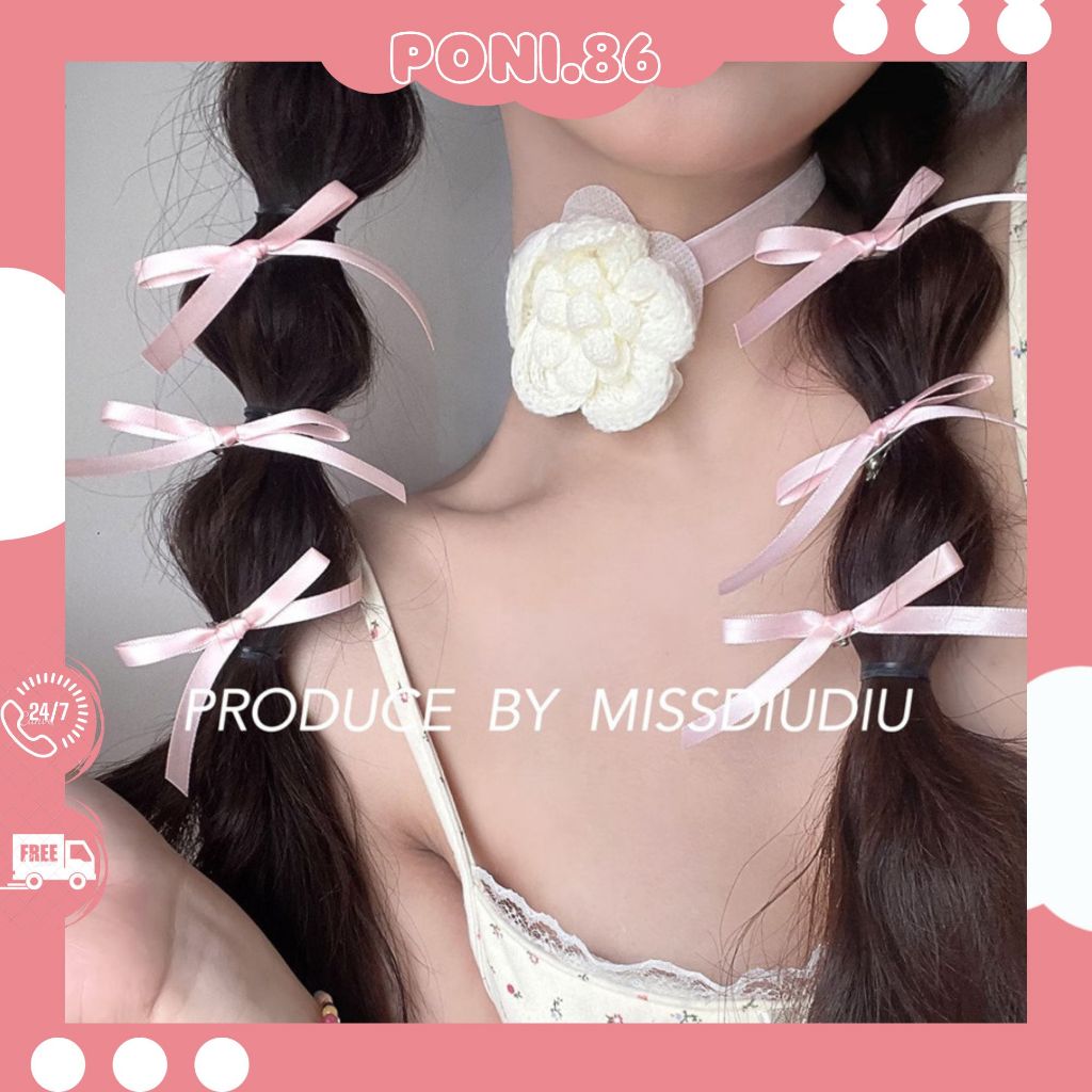 Kẹp tóc hình nơ nhỏ Jennie phối tóc tiểu thư nhẹ nhàng hottrend 2023