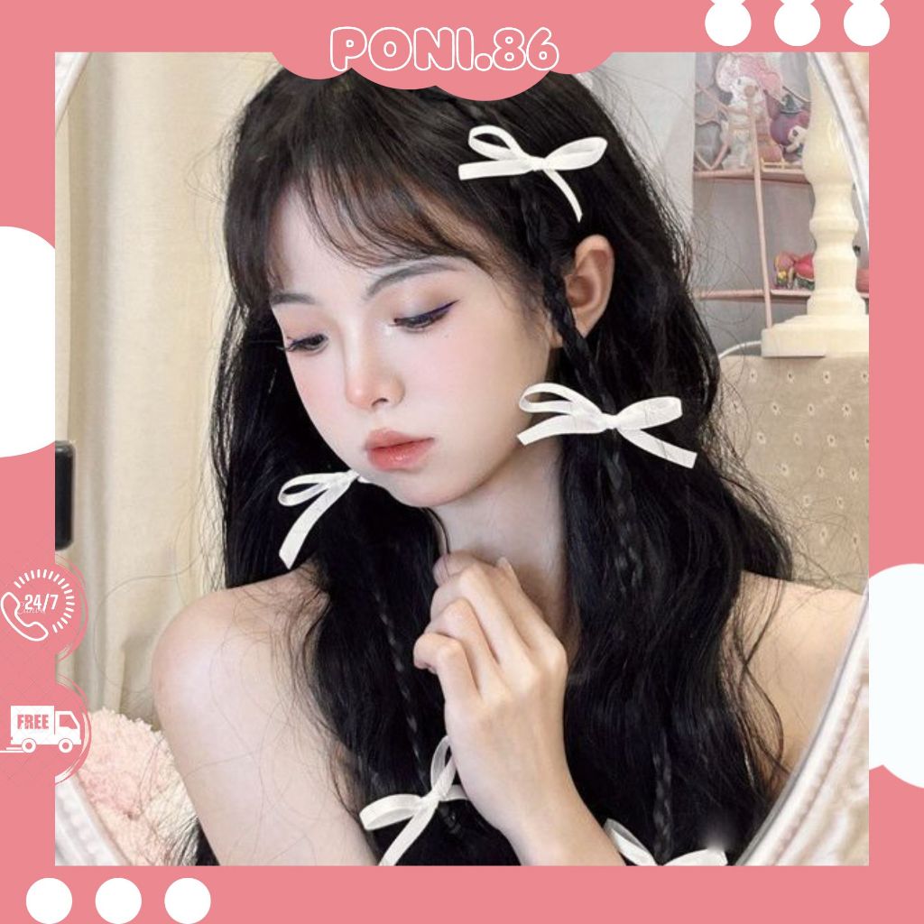 Kẹp tóc hình nơ nhỏ Jennie phối tóc tiểu thư nhẹ nhàng hottrend 2023