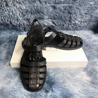 Dép Rọ Nam Nữ Quai Hậu - Cao Su Non, Khoá Cài Êm, Phong Cách Cao Cấp, Size 38-43