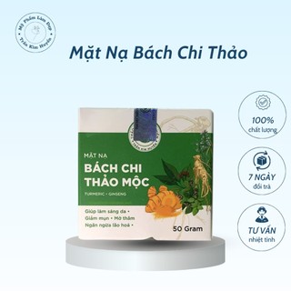 Mặt Nạ Bách Chi Thảo Mộc Trắng Da Trần Kim Huyền Làm Mờ Vết Thâm Chống Lão Hoá (Trần Kim Huyền)
