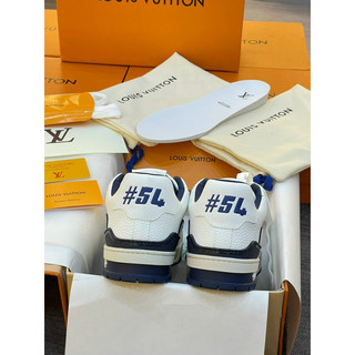 Giày sneaker LV #54 sữa navy ( giá chưa kèm box bảo vệ)