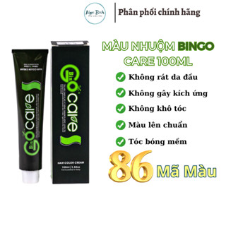 Thuốc nhuộm tóc cao cấp BINGO CARE  lên màu chuẩn , màu bền , 100ml