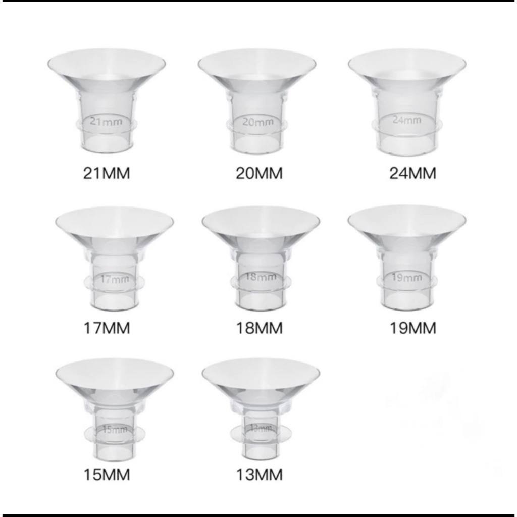 Đệm hạ size phễu máy hút sữa chất liệu silicon an toàn cho bé tương thích tất cả các dòng máy hút sữa, cup rảnh tay