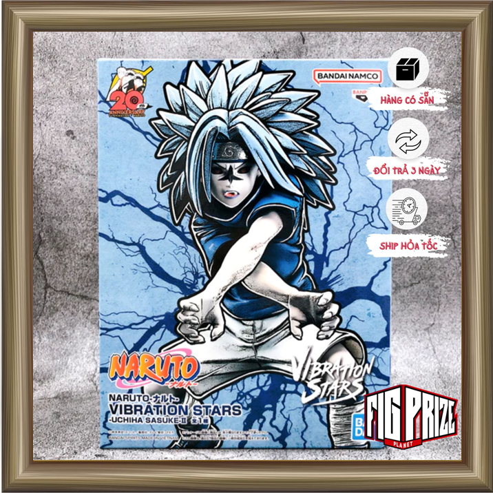 Mô hình Uchiha Sasuke II 20th Anniversary Naruto - Vibration Stars BANDAI NAMCO