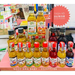 Dầu ăn dặm EcoFood đủ vị cho bé dung tích 60ml/150ml