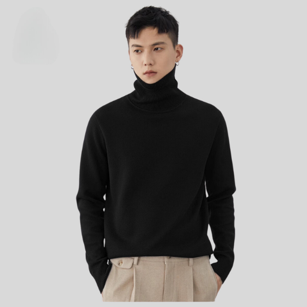 Áo Len Nam Cổ Lọ TRENDLUXE Lông Cừu Dài Tay Dày Dặn Mềm Mịn Cực Ấm Kiểu Dáng Hàn Quốc Sweater Nhiều Màu